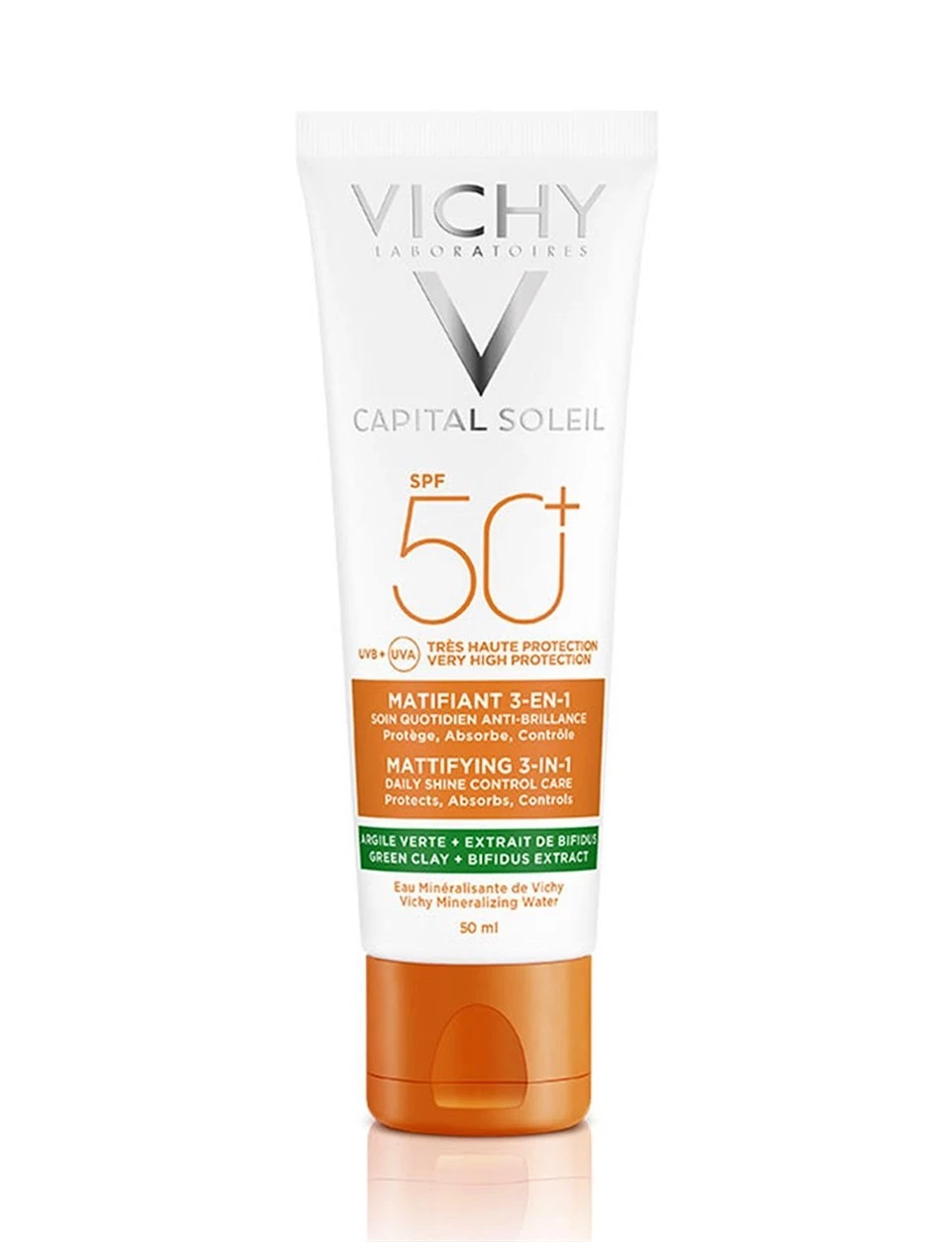 Vichy Capital Soleil Mattifying SPF 50+ Matlaştırıcı Yüz Güneş Kremi 50 ml