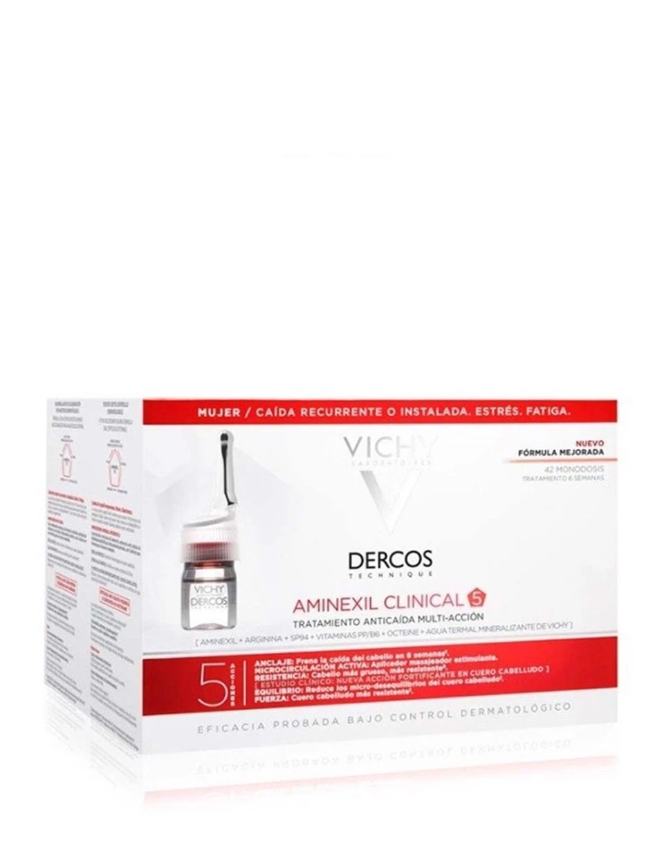Vichy Dercos Aminexil Clinical 5 Kadın Saç Serumu 21x6 Ml