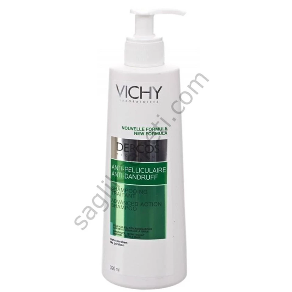 Vichy Dercos Kepek Karşıtı Şampuan (Normal-Yağlı saçlar) 390ml