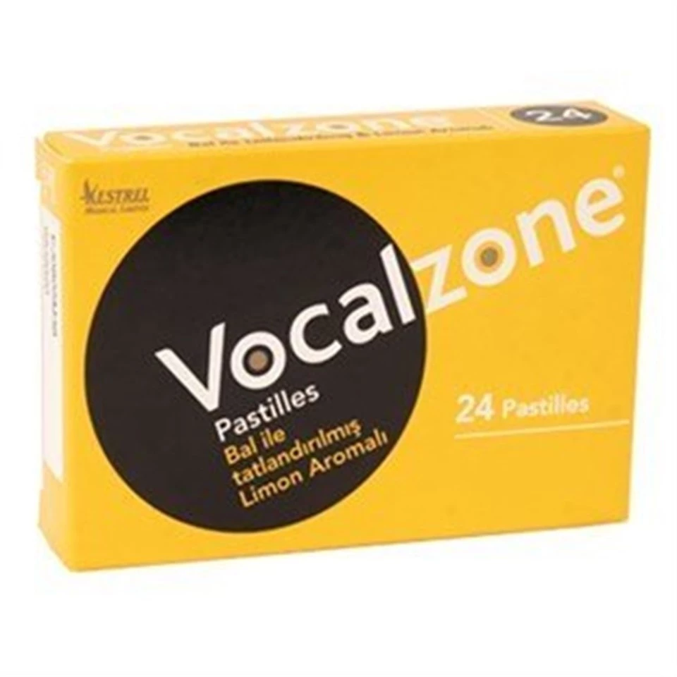 Vocalzone Ballı-Limonlu Pastil 24lü