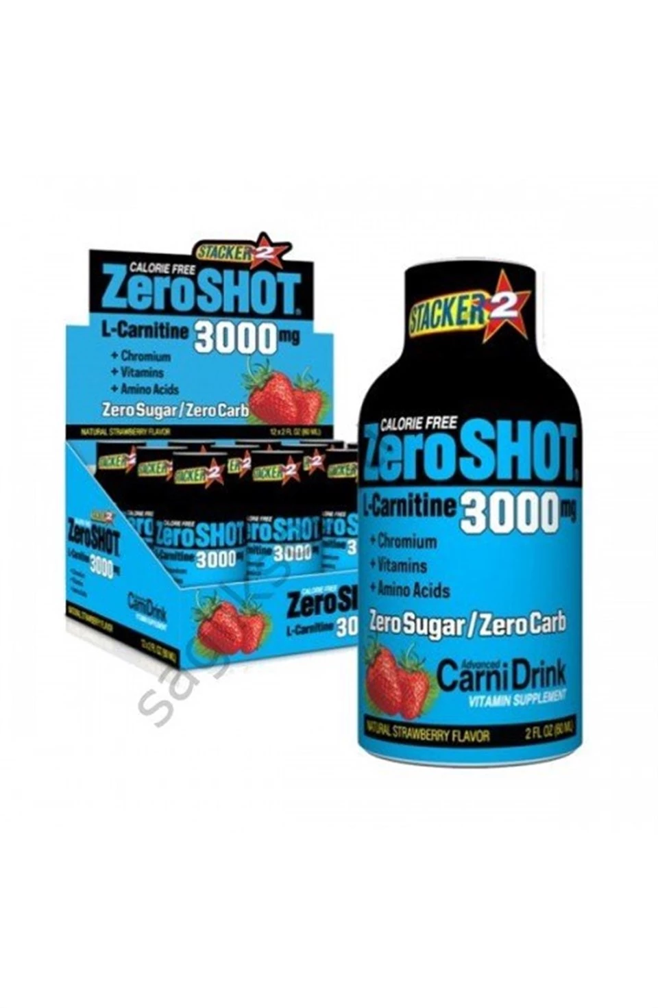 Zeroshot 3000 mg 12 x 60 ml